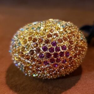 RARE CC SKYE 🌈 RAINBOW DOME RING 18K GOLD PLATED 🌈